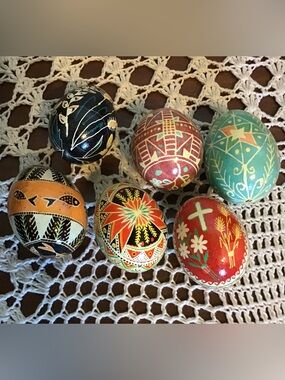 Traditional Ukrainian Handpainted Easter eggs